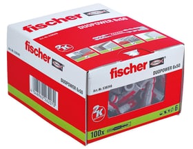 fischer DUOPOWER 6 x 50 Cheville universelle DUOPOWER 6 x 50 Cheville universelle fischer 605436900000 Photo no. 1