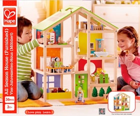 Hape Vier-Jahreszeiten Haus Möbliert Spielset Vier-Jahreszeiten Haus Möbliert Spielset Hape 746490000000 Bild Nr. 1