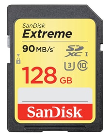 SanDisk Extreme 90MB/s 128GB SDXC-Carte mémoire Extreme 90MB/s 128GB SDXC-Carte mémoire SanDisk 797986600000 Photo no. 1