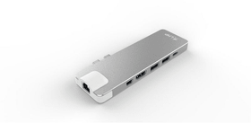 LMP USB-C Compact Dock 4K 8Port, silber Dockingstation USB-C Compact Dock 4K 8Port, silber Dockingstation LMP 785300143374 Bild Nr. 1