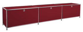 FLEXCUBE Lowboard FLEXCUBE Lowboard 401813530130 Grösse B: 227.0 cm x T: 40.0 cm x H: 44.5 cm Farbe Rot Bild Nr. 1