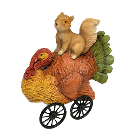 Do it + Garden Decorazione autunnale, tacchino con scoiattolo Figura decorativa Decorazione autunnale, tacchino con scoiattolo Figura decorativa Do it + Garden 657348400000 N. figura 1