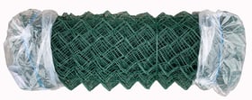 Zaun Diagonalgeflecht grün Metallzaun 636648400000 Farbe Grün ummantelt Grösse L: 12.5 m x H: 100.0 cm Bild Nr. 1