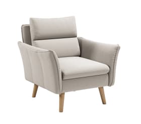 KUCK Fauteuil KUCK Fauteuil 405744807012 Dimensions L: 84.0 cm x P: 101.0 cm x H: 89.0 cm Couleur Crème Photo no. 1