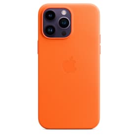iPhone 14 Pro Max Leather Case with MagSafe - Orange Smartphone Hülle Apple 785300169376 Bild Nr. 1