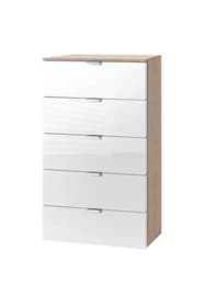 ORSON Kommode ORSON Kommode 404482800000 Grösse B: 50.0 cm x T: 42.0 cm x H: 100.0 cm Farbe Hochglanz weiss Bild Nr. 1