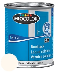 Acryl Buntlack glanz Cremeweiss 125 ml Acryl Buntlack Miocolor 660539700000 Farbe Cremeweiss Inhalt 125.0 ml Bild Nr. 1