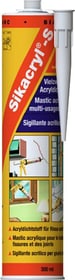 Sika Sikacryl S Mastic acrylique 300 ml Sikacryl S Mastic acrylique 300 ml Sika 676027400000 Photo no. 1