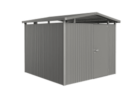 Biohort Casetta Panorama P4 Casetta Panorama P4 Biohort 647250900000 Colore Grigio Quartz-Metallico Copertura di tetto Tetto in lamiera zincata N. figura 1