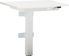 FLEXCUBE Tavolo da parete regolabile in altezza 401927500000 Dimensioni L: 65.0 cm x P: 50.0 cm x A: 62.5 cm Colore Bianco N. figura 1