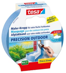 Maler-Krepp PRECISION OUTDOOR ecoLogo® 25m:25mm Malerbänder Tesa 676766800000 Bild Nr. 1
