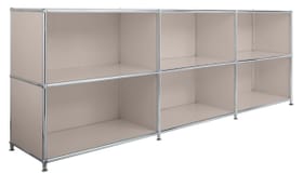 FLEXCUBE Sideboard FLEXCUBE Sideboard 401809500088 Grösse B: 227.0 cm x T: 40.0 cm x H: 80.5 cm Farbe Taupe Bild Nr. 1