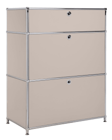 FLEXCUBE Sideboard FLEXCUBE Sideboard 401814710288 Grösse B: 77.5 cm x T: 40.0 cm x H: 100.0 cm Farbe Taupe Bild Nr. 1