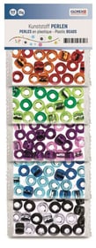 Perles en plastique, 6x9mm, 35g, garn.argent Perles artisanales Perles en plastique, 6x9mm, 35g, garn.argent Perles artisanales 608107700000 Photo no. 1