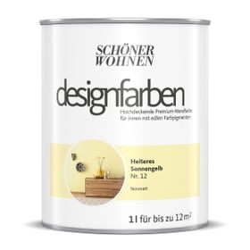 Schöner Wohnen Designfarbe Sonnengelb 1 l Wandfarbe Designfarbe Sonnengelb 1 l Wandfarbe Schöner Wohnen 660992400000 Inhalt 1.0 l Bild Nr. 1