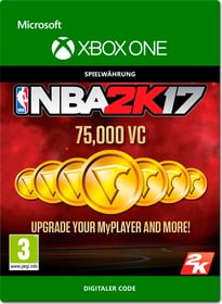 Xbox One - NBA 2K17: 75'000 VC Download (ESD) Xbox One - NBA 2K17: 75'000 VC Download (ESD) 785300137931 Bild Nr. 1