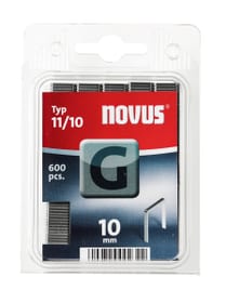 NOVUS Agrafes en fil plat G Typ 11/10 Agrafes Agrafes en fil plat G Typ 11/10 Agrafes NOVUS 601257900000 Taille 10 mm / 600x Photo no. 1