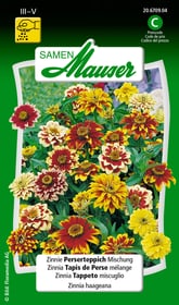 Zinnie Perserteppich Mischung Blumensamen Samen Mauser 650108404000 Inhalt 1 g (ca. 50 Pflanzen oder 3 - 4 m² ) Bild Nr. 1