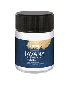 KREUL Javana Stoffmalfarbe Metallic Weiss 50 ml C.Kreul 667203400000 Bild Nr. 1