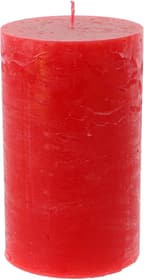 Candela cilindria rustico Candela Balthasar 656207300009 Colore Rosso Taglio ø: 9.0 cm x A: 15.0 cm N. figura 1
