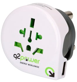 q2power Q2 Power Welt Adapter South Africa USB Reiseadapter Q2 Power Welt Adapter South Africa USB Reiseadapter q2power 612176700000 Bild Nr. 1