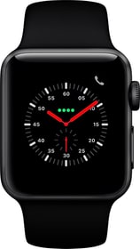 Apple Watch Series 3 GPS + Cellular 38mm Space Grey Aluminium Case Black Sport Band Smartwatch Watch Series 3 GPS + Cellular 38mm Space Grey Aluminium Case Black Sport Band Smartwatch Apple 785300139121 Photo no. 1