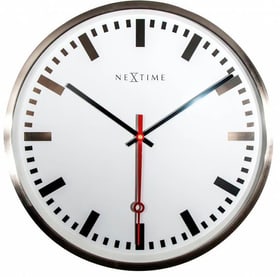 NexTime Orologio da muro Super Station Stripe Dur Horologe murale Orologio da muro Super Station Stripe Dur Horologe murale NexTime 785300138473 N. figura 1