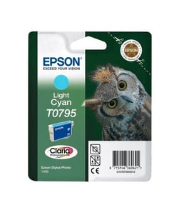 Epson T0795 Claria hell-cyan Tintenpatrone T0795 Claria hell-cyan Tintenpatrone Epson 785300124959 Bild Nr. 1