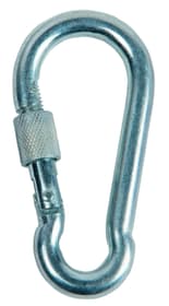 Meister Karabinerhaken mit Sicherung verzinkt Karabinerhaken mit Sicherung verzinkt Meister 604708300000 Grösse 7 x 70 mm Bild Nr. 1
