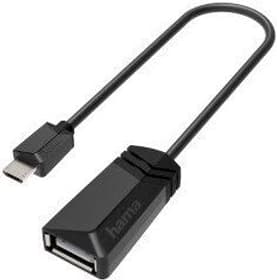 Adattatore USB-OTG, connettore micro-USB - porta USB, USB 2.0, 480 Gbit/s Adattatore Hama 785300172287 N. figura 1