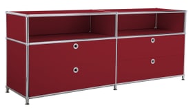 FLEXCUBE Lowboard FLEXCUBE Lowboard 401813920130 Grösse B: 152.0 cm x T: 40.0 cm x H: 62.5 cm Farbe Rot Bild Nr. 1