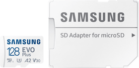microSDXC Evo Plus 128 Go 130Mo/s + adaptateur SD microSDXC + adaptateur SD Samsung 798320400000 Photo no. 1