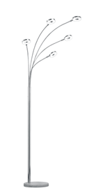 Lampadaire LED 5-flamme