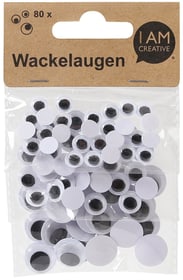 Wackelaugen rund I 3er Set, 80 Stk. Wackelaugen 668053200000 Bild Nr. 1