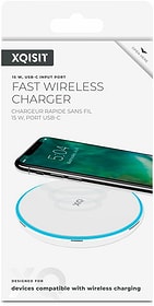 Wireless Fast Charger 15W blanc Chargeur XQISIT 798686900000 Photo no. 1