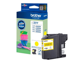 Brother LC-221Y gelb Tintenpatrone LC-221Y gelb Tintenpatrone Brother 785300124048 Bild Nr. 1