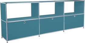 FLEXCUBE Buffet FLEXCUBE Buffet 401814630266 Dimensions L: 227.0 cm x P: 40.0 cm x H: 80.5 cm Couleur Pétrole Photo no. 1