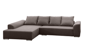 HELLER Canapé d'angle HELLER Canapé d'angle 405744750173 Dimensions L: 274.0 cm x P: 196.0 cm x H: 83.0 cm Couleur Brun foncé Photo no. 1