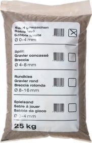 Sable lavé, 25 kg