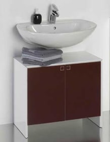 Do it + Garden ARMOIRE SOUS LAVABO MERIDA BLANC/ROUGE ARMOIRE SOUS LAVABO MERIDA BLANC/ROUGE Do it + Garden 67562680000005 Photo n°. 1