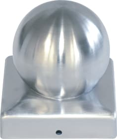 Terminali per pali di sostegno in legno, piatto con sfera, 9 x 9 cm Terminali per pali di sostegno in legno, piatto con sfera, 9 x 9 cm 647050400000 N. figura 1