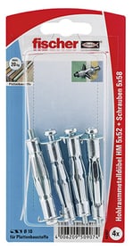 fischer Hohlraumdübel HM 6 x 52 inkl. Schrauben Hohlraumdübel HM 6 x 52 inkl. Schrauben fischer 605423300000 Bild Nr. 1