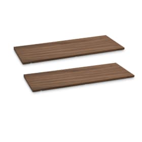 SEVEN Tablar 2er-Set 90cm SEVEN Tablar 2er-Set 90cm 362249309031 Grösse B: 90.0 cm x T: 1.4 cm x H: 35.5 cm Farbe Nussbaum Bild Nr. 1