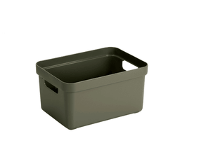 Sigma home Box 5L Boîte de rangement Sigma home Box 5L Boîte de rangement 603756100000 Couleur Vert foncé Taille L: 252.0 mm x L: 175.0 mm x H: 122.0 mm Photo no. 1