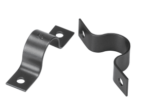 Colliers de tube anthracite métallisé pour mur, 34mm Colliers de tube anthracite métallisé pour mur, 34mm 636614900000 Photo no. 1