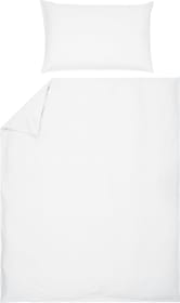 ROMANO Perkal-Kissenbezug ROMANO Perkal-Kissenbezug 451251310910 Farbe Weiss Grösse B: 100.0 cm x H: 65.0 cm Bild Nr. 1
