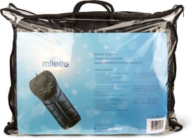 Milette Winter Fuss-Sack Deluxe schwarz L 95 cm x B 45 cm Winter Fuss-Sack Deluxe schwarz L 95 cm x B 45 cm Milette 74724290000013 Bild Nr. 1