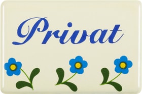 Panneau en émail Privat Panneau en émail Privat 605068900000 Photo no. 1
