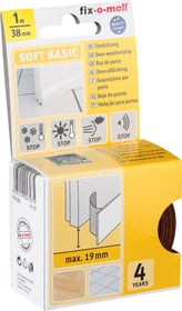 Fix-O-Moll Türdichtung Soft Basic braun, 1 m Dichtung Türdichtung Soft Basic braun, 1 m Dichtung Fix-O-Moll 673004200000 Farbe Braun Bild Nr. 1