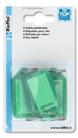 Rieffel Etiquettes vertes, 4 pièces Porte-clés Etiquettes vertes, 4 pièces Porte-clés Rieffel 605606600000 Photo no. 1